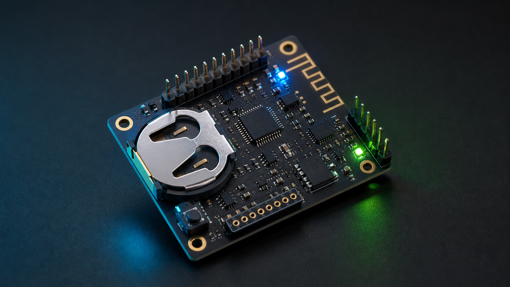 MobiCon BLE 비콘 및 GPIO 제어 보드 렌더